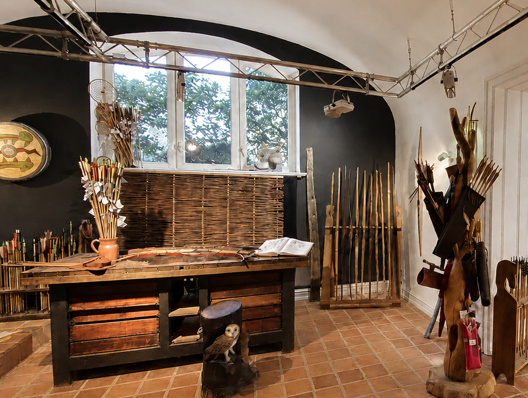 Die Bowfire Werkstatt im Herrenhaus