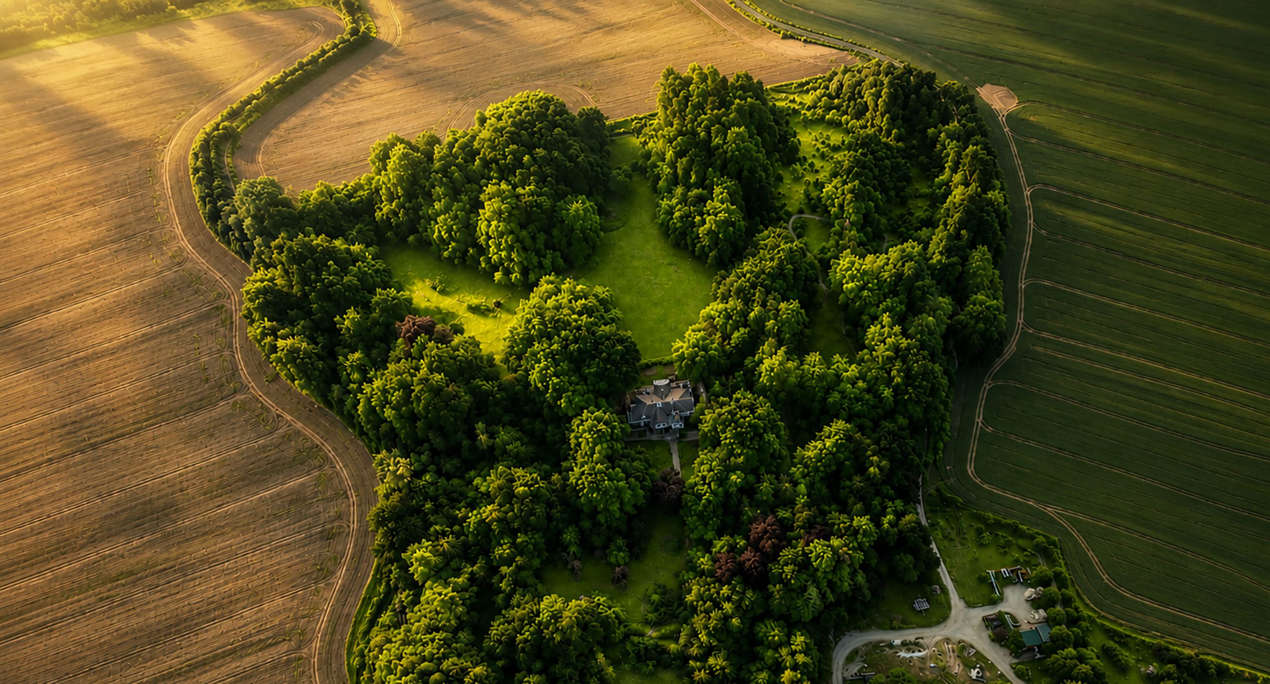 Luftaufnahme von Gut Quarnbek