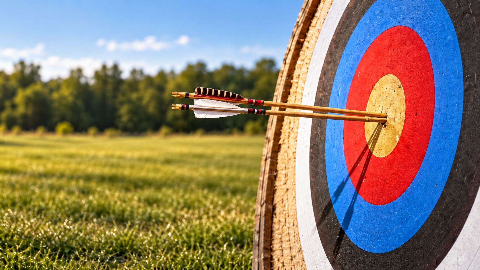 Bogenschützen im direkten Match auf dem BOWFIRE Parcours